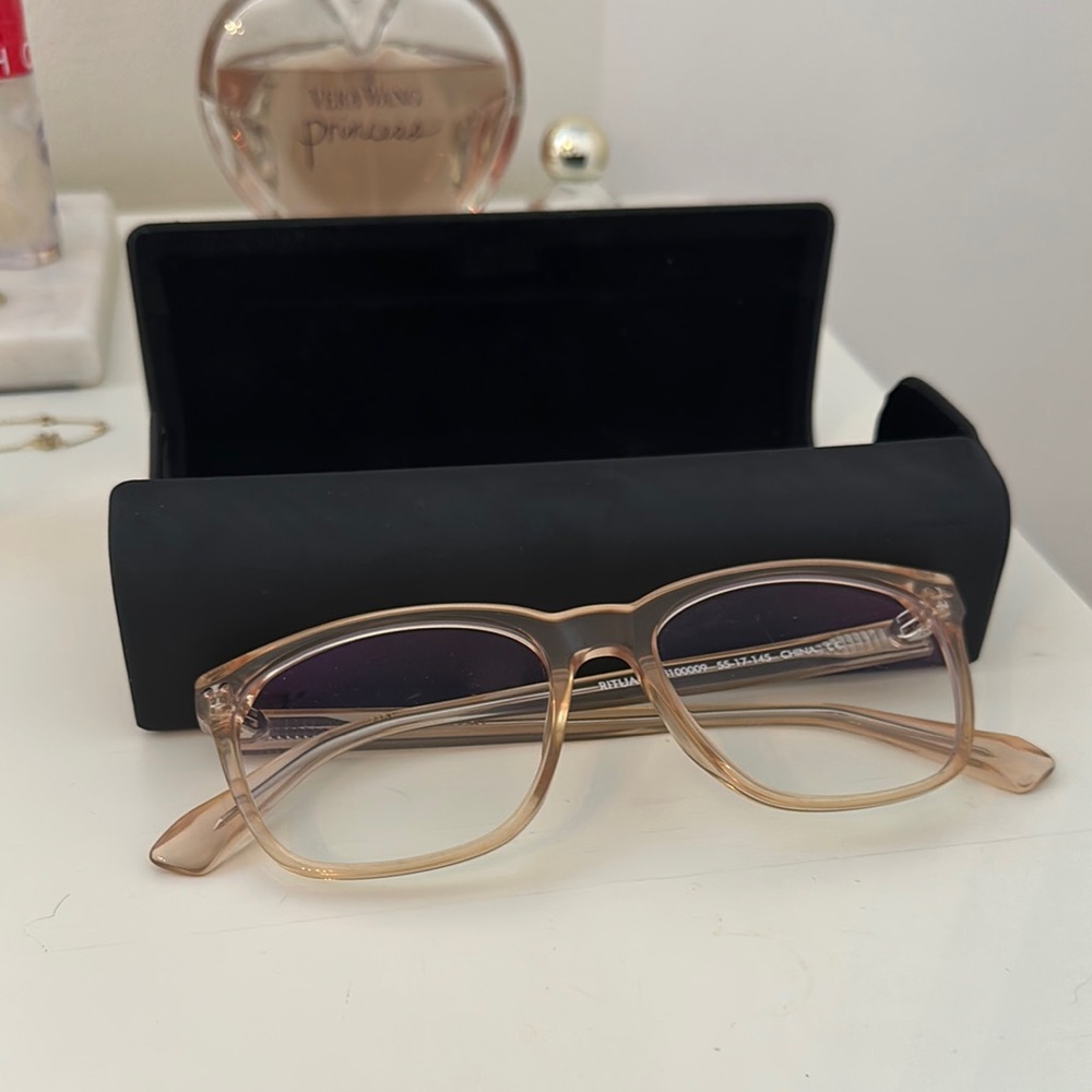 MVMT Transparent Blue Light Glasses with Case